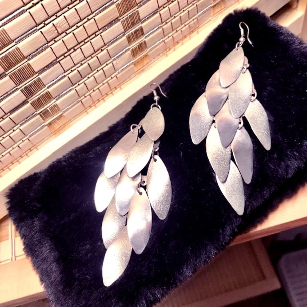 Aldo Drop Silver Earrings